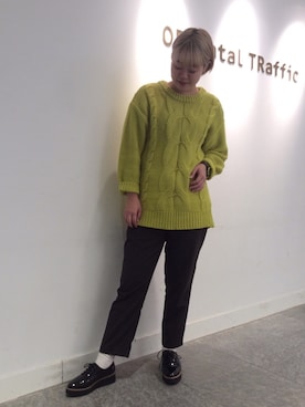 「Right-on（ライトオン）のアイテム」を使った、OrientalTraffic 天王寺店さん（レディース・158cm）の冬コーディネート