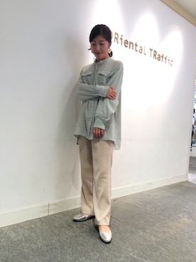 「パステル映える春」｜OrientalTraffic 天王寺店さん（レディース・158cm）の春コーディネート