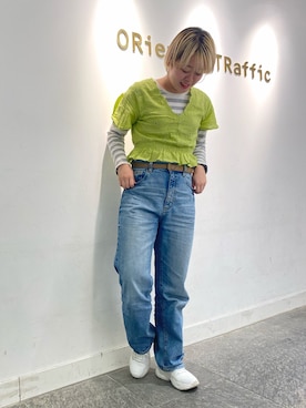 「ORTR（オーアールティーアール）のアイテム」を使った、OrientalTraffic 天王寺店さん（レディース・158cm）の春コーディネート
