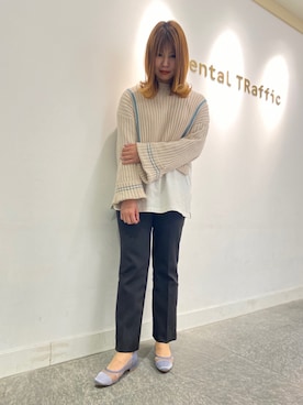 「mline（エムライン）のアイテム」を使った、OrientalTraffic 天王寺店さん（レディース・158cm）の春コーディネート