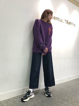 「FIG&VIPER（フィグアンドバイパー）のアイテム」を使った、OrientalTraffic 天王寺店さん（レディース・158cm）の春コーディネート