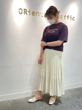 「apres jour（アプレジュール）のアイテム（Tシャツ/カットソー）」を使った、OrientalTraffic 天王寺店さん（レディース・158cm）の夏コーディネート