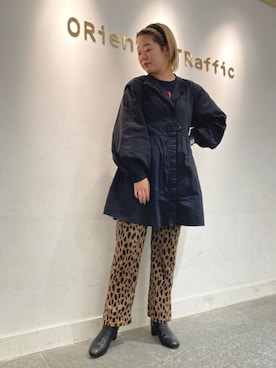 「オリエンタルトラフィック」｜「アイテム（シャツワンピース）」を使った、OrientalTraffic 天王寺店さん（レディース・158cm）の秋コーディネート
