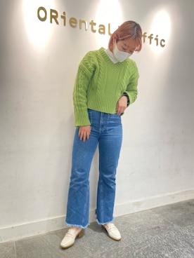 「PUBLUX（パブリュクス）のアイテム」を使った、OrientalTraffic 天王寺店さん（レディース・158cm）の冬コーディネート