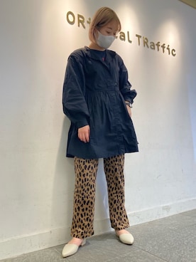 「オリエンタルトラフィック」｜「アイテム（シャツワンピース）」を使った、OrientalTraffic 天王寺店さん（レディース・158cm）の春コーディネート