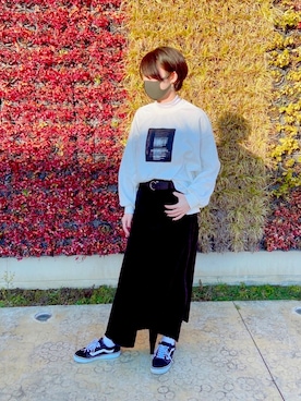「黒髪ショート」｜えりんぎさん（レディース・164cm）の冬コーディネート