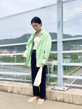 「GU」｜cさん（レディース・166cm・20代）の夏コーディネート