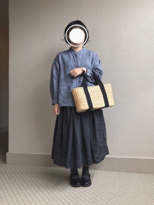 Chika 無印良品のシャツ ブラウスを使ったコーディネート Wear