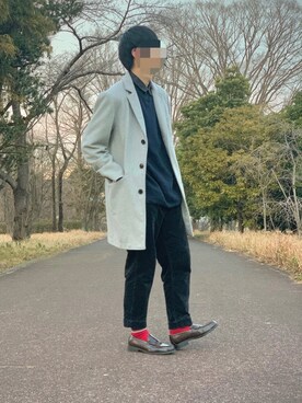 rikさん（メンズ・178cm）の冬コーディネート