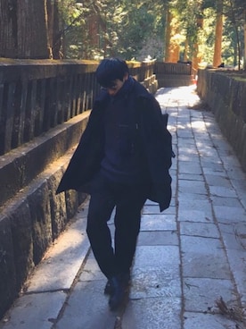 けそまるさん（メンズ・165cm）の秋コーディネート