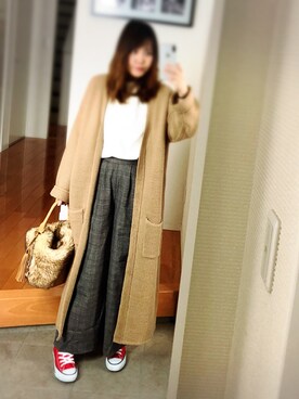 kinさん（レディース・158cm）の冬コーディネート