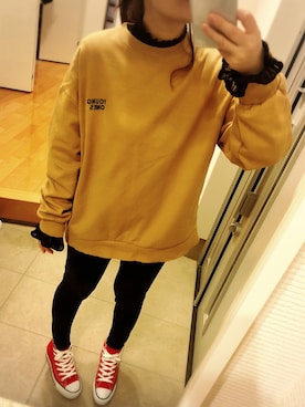 「NOWiSTYLE（ナウアイスタイル）のアイテム」を使った、kinさん（レディース・158cm）の冬コーディネート