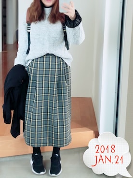 kinさん（レディース・158cm）の冬コーディネート