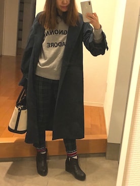 kinさん（レディース・158cm）の冬コーディネート