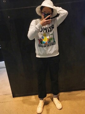 「ATMOSPHERE（アトモスフィア）のアイテム」を使った、sora3000さん（レディース・164cm）の春コーディネート