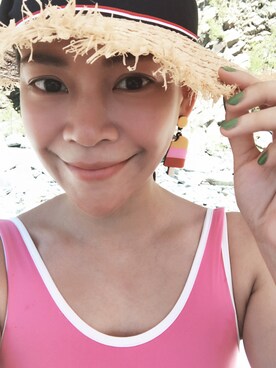 「アイテム（ハンドケア/ハンドクリーム、グリーン系）」を使った、veronika panさん（レディース・158cm）の夏コーディネート