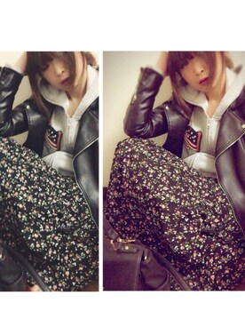 「BAD（バッド）のアイテム（その他アウター）」を使った、tomomochanさん（レディース・155cm）の冬コーディネート