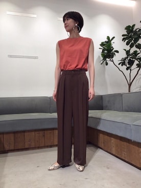 渡邉 楓さん（レディース・166cm）の夏コーディネート