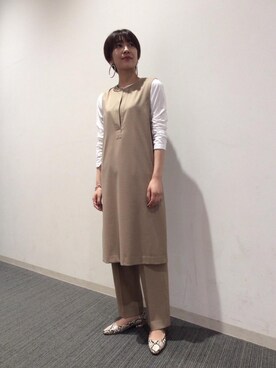 渡邉 楓さん(レディース・166cm)の秋コーディネート