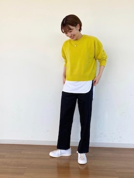 「PHILIPPE AUDIBERT（フィリップ オーディベール）の＜PHILIPPE AUDIBERT（フィリップオーディベール）＞メダルネックレス ∴（ネックレス）」を使った、渡邉 楓さん（レディース・166cm）の秋コーディネート