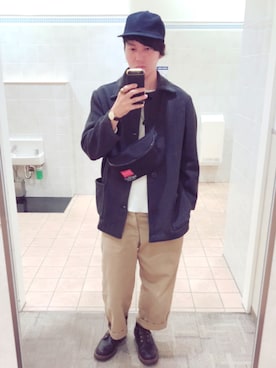 「アイテム（その他アウター）」を使った、あきちゃんさん（メンズ・173cm・20代）の秋コーディネート