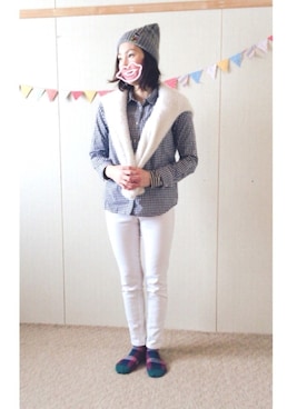 niko🍏さん（レディース・158cm）の冬コーディネート