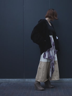 「패션」｜カナさん（レディース・160cm）の夏コーディネート