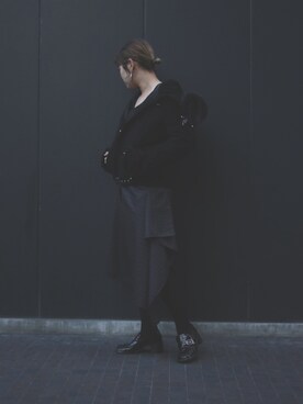 「roar（ロアー）のアイテム（ジャケット/アウター）」を使った、カナさん（レディース・160cm）の秋コーディネート