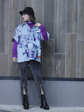 カナさん（レディース・160cm）の冬コーディネート