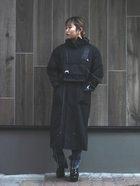 「A-COLD-WALL*(アコールドウォール)のアイテム(バッグ)」を使った、カナさん(レディース・160cm)の春コーディネート