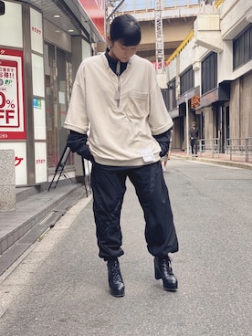 「A-COLD-WALL*(アコールドウォール)のアイテム(パンツ)」を使った、カナさん(レディース・160cm)の夏コーディネート