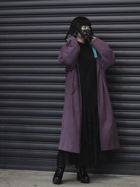 「AULA（アウラ）のアイテム（ワンピース/ドレス）」を使った、カナさん（レディース・160cm）の秋コーディネート