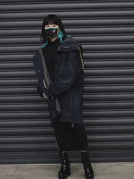 「AULA（アウラ）のアイテム（ワンピース/ドレス）」を使った、カナさん（レディース・160cm）の秋コーディネート