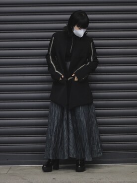 「AULA（アウラ）のアイテム（ワンピース/ドレス）」を使った、カナさん（レディース・160cm）の秋コーディネート