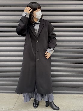 「AULA（アウラ）のアイテム（ワンピース/ドレス）」を使った、カナさん（レディース・160cm）の秋コーディネート