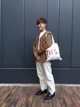 「SMITH'S（スミス）のアイテム（ジャケット/アウター）」を使った、ドッピさん（メンズ・165cm）の秋コーディネート