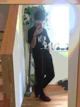 「MARC JACOBS（マークジェイコブス）のアイテム（アナログ腕時計）」を使った、Y-Aさん（メンズ・170cm）の夏コーディネート