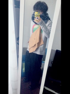 「gilet（ジレ）のアイテム」を使った、ぽっかさん（メンズ・167cm）の冬コーディネート