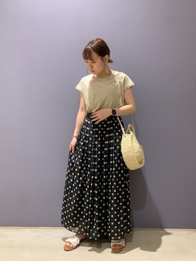「AMERICAN HOLIC（アメリカンホリック）のアイテム」を使った、honokaさん（レディース・156cm）の夏コーディネート