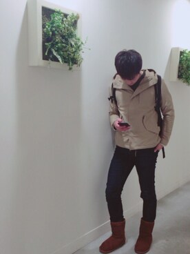 fujiさん(メンズ・177cm)の冬コーディネート