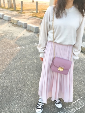 runさん（レディース・152cm）の冬コーディネート