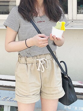 runさん（レディース・152cm）の夏コーディネート