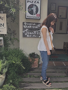 runさん（レディース・152cm）の夏コーディネート