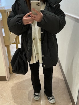 「fd style（エフディ スタイル）のアイテム」を使った、runさん（レディース・152cm）の冬コーディネート