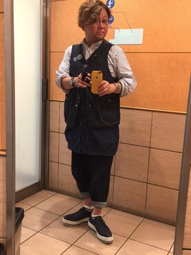 せきさんさん（メンズ・161cm）の秋コーディネート