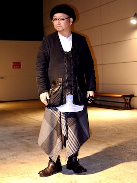 せきさんさん（メンズ・161cm）の秋コーディネート