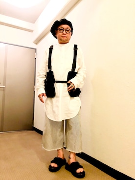「BLUE BLUE（ブルーブルー）のアイテム（財布/小物）」を使った、せきさんさん（メンズ・161cm）の夏コーディネート