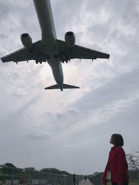 「飛行機」｜ほうほうさん（レディース・155cm）の春コーディネート