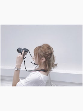 「カメラ女子」｜「アイテム（腕時計）」を使った、ほうほうさん（レディース・155cm）の秋コーディネート