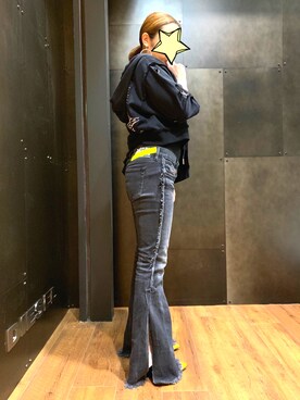 「diesel denim」｜YSato51002さん（レディース・152cm）の冬コーディネート